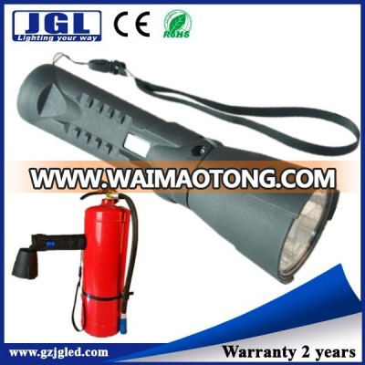 waterproof IP66 torch JG-9915 Cree 3w 2*18650 battery powered rechargeable led torch with power display