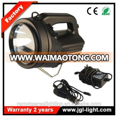 New arrival !!railway battery handheld spotlight 35W HID hand held search light